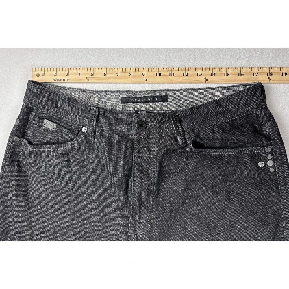 Sean John Hamilton Dark Wash Straight Leg Jeans Size 34 Men's Denim